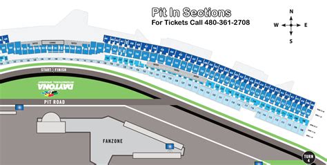 daytona race track seating chart.